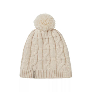 Unisex Waterproof Cold Weather Cable Knit Bobble Hat