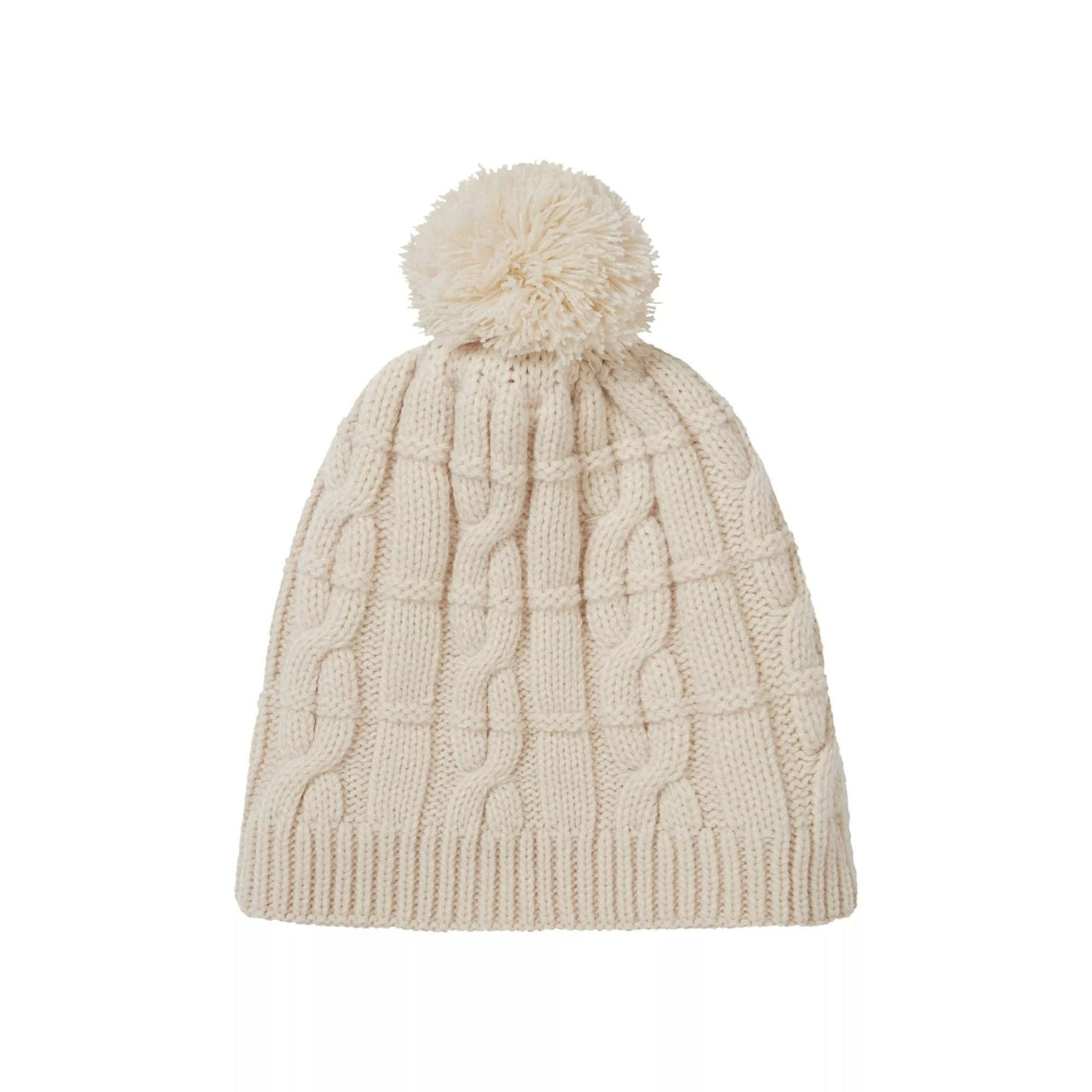 Unisex Waterproof Cold Weather Cable Knit Bobble Hat