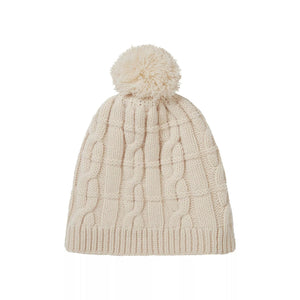 Unisex Waterproof Cold Weather Cable Knit Bobble Hat