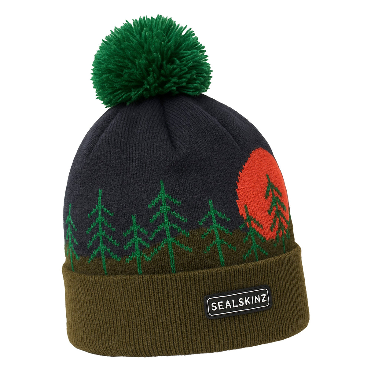 Waterproof Cold Weather Scenic Bobble Hat
