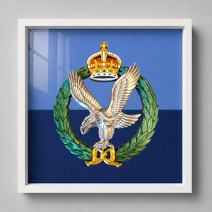 Army Air Corps Cap Badge Display Frame 
