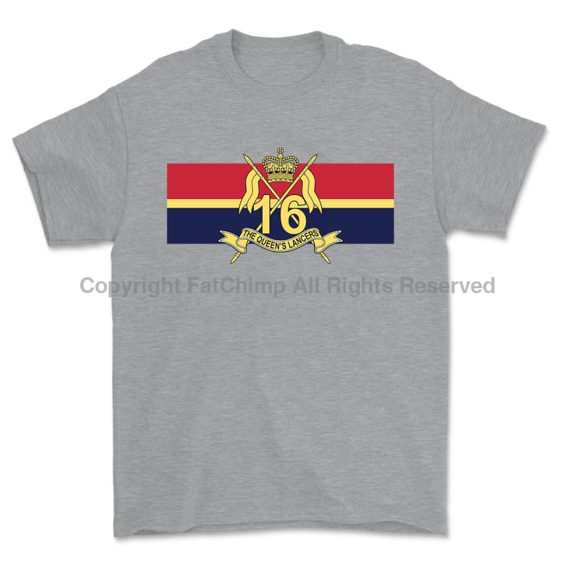 16th-5th The Queen's Royal Lancers Printed T-Shirt