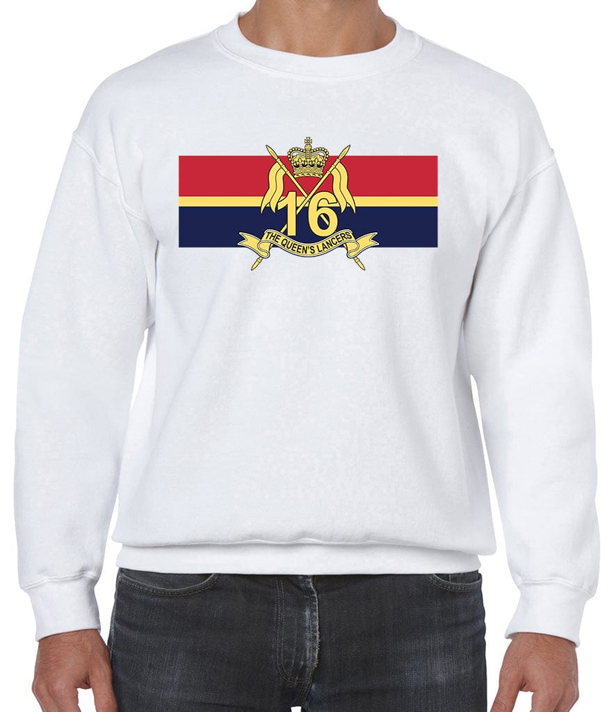 16th-5th The Queen's Royal Lancers Front Printed Sweater