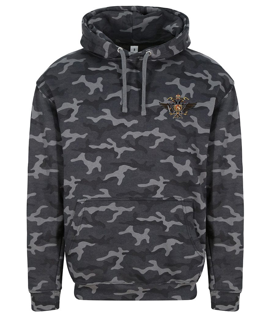 1st The Queen's Dragoon Guards Full Camo Hoodie