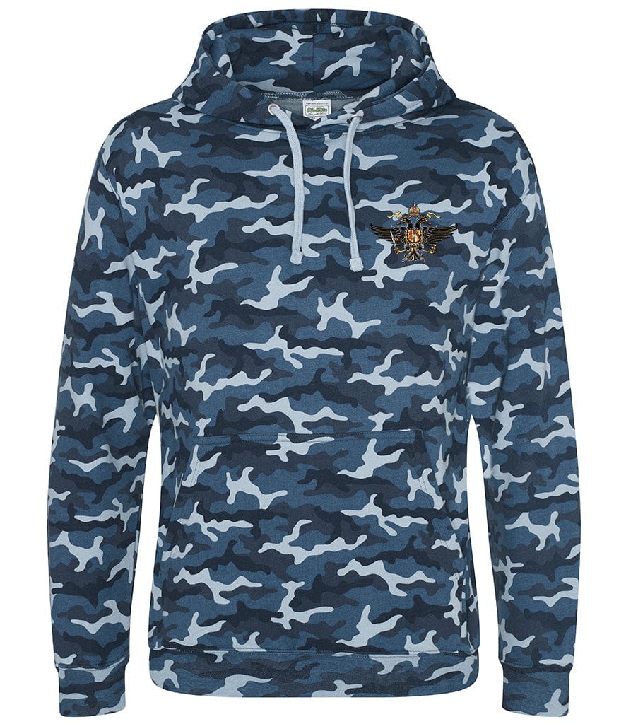 1st The Queen's Dragoon Guards Full Camo Hoodie