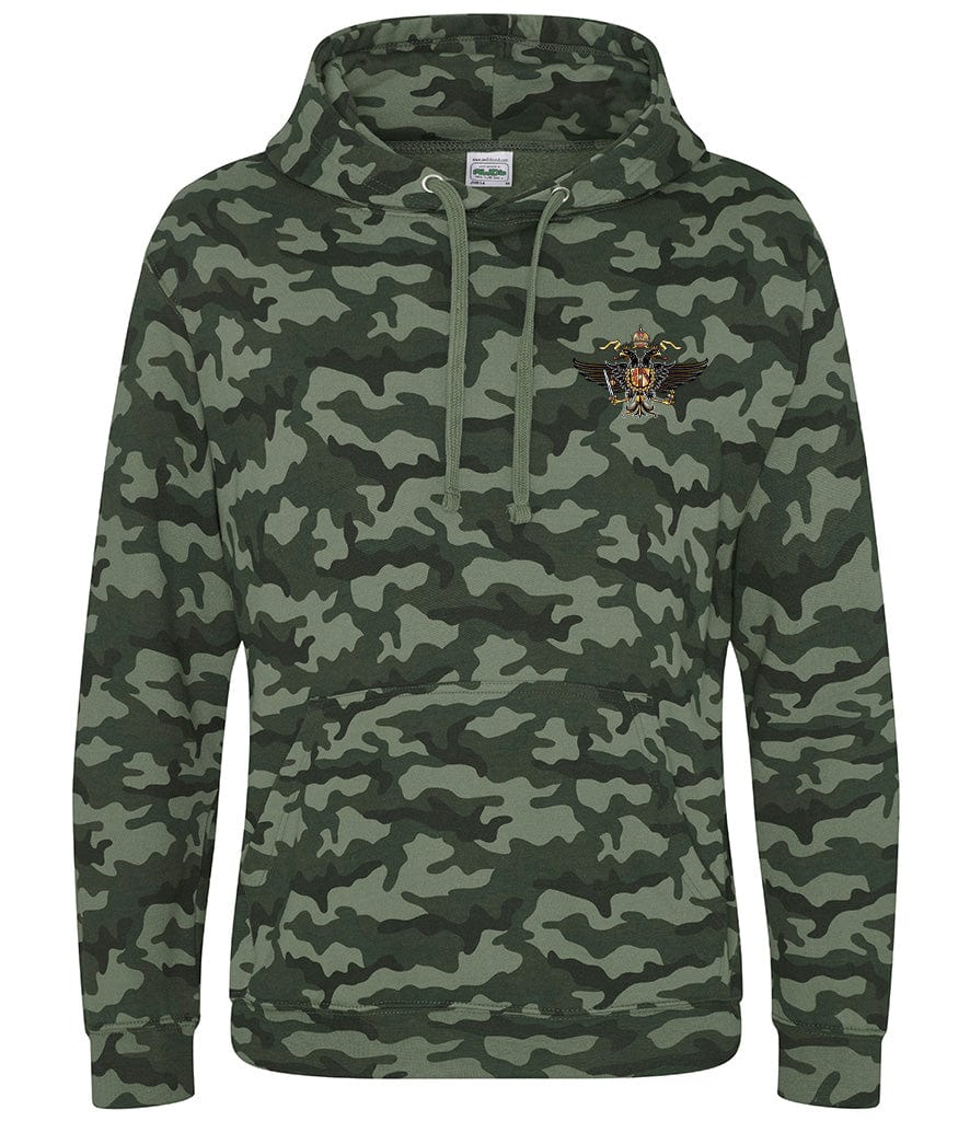 1st The Queen's Dragoon Guards Full Camo Hoodie