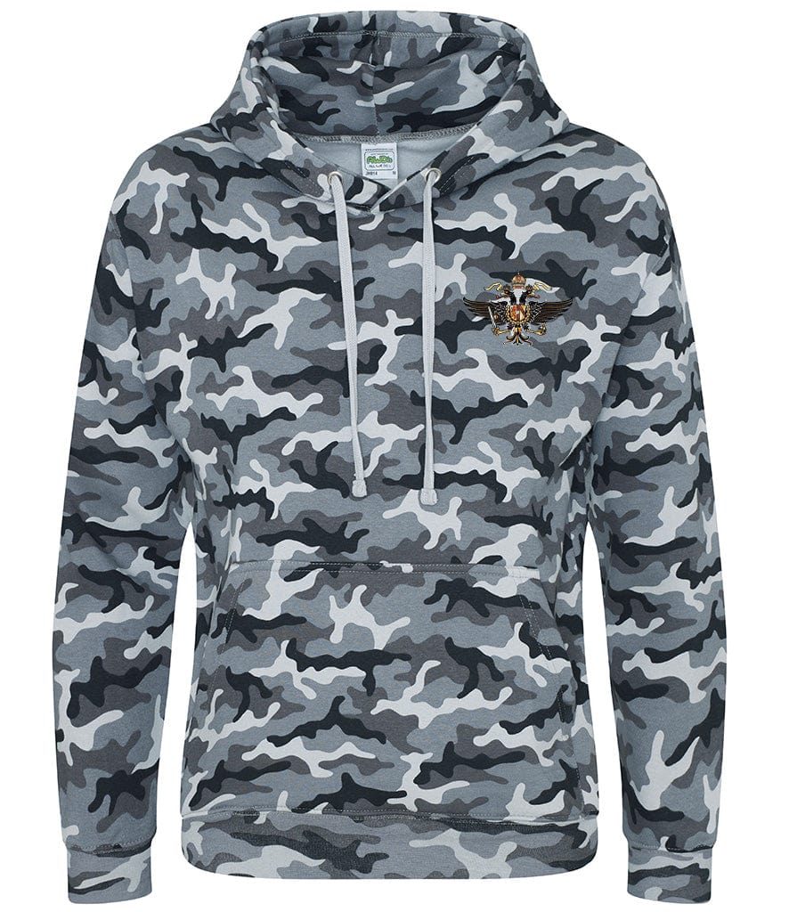 1st The Queen's Dragoon Guards Full Camo Hoodie