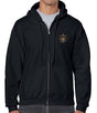 1st The Queen's Dragoon Guards Unisex Full Zip Hoodie