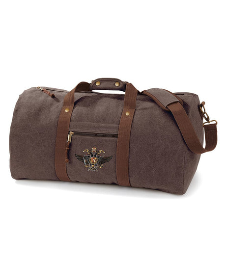 1st The Queen's Dragoon Guards Vintage Canvas Holdall