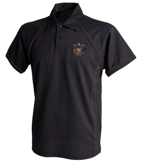1st The Queen's Dragoon Guards Unisex Performance Polo Shirt