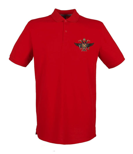 1st The Queen's Dragoon Guards Embroidered Pique Polo Shirt