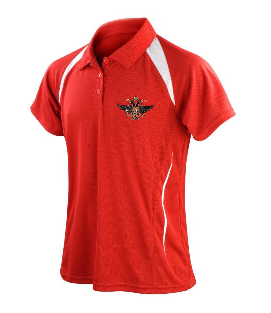 1st The Queen's Dragoon Guards Unisex Sports Polo Shirt