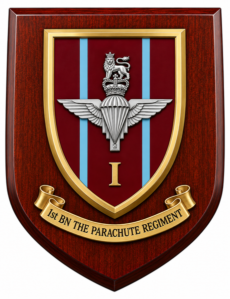 1st Bn The Parachute Regiment - Wall Shield Plaque
