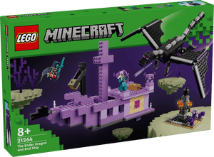 Lego Minecraft 21264 The Ender Dragon and End Ship for Ages 8 and Up