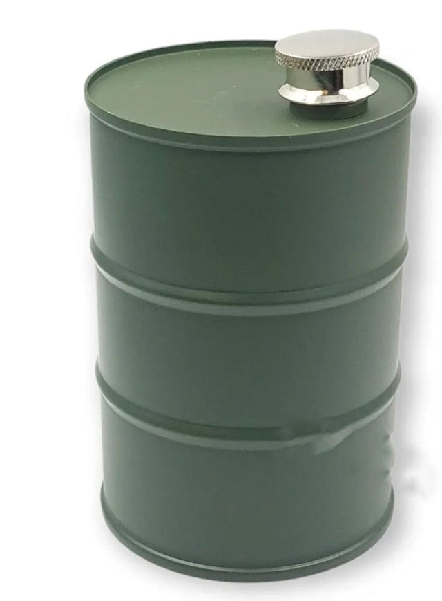 Armed Forces 25 OZ Oil Drum Hip Flask
