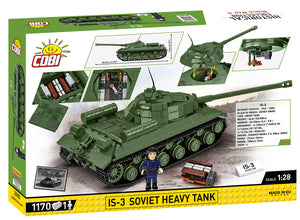 IS-3 Soviet brick tank model 
