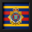 Royal Logistic Corps 3D Queen's Cap Badge Display Frame