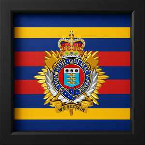 Royal Logistic Corps 3D Queen's Cap Badge Display Frame