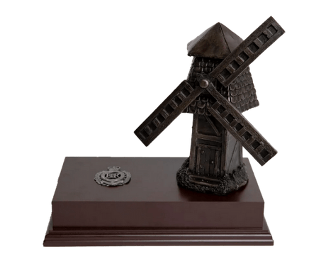 3 Sail Windmill 3 Armoured Engineer Squadron Cold Cast Bronze Statue
