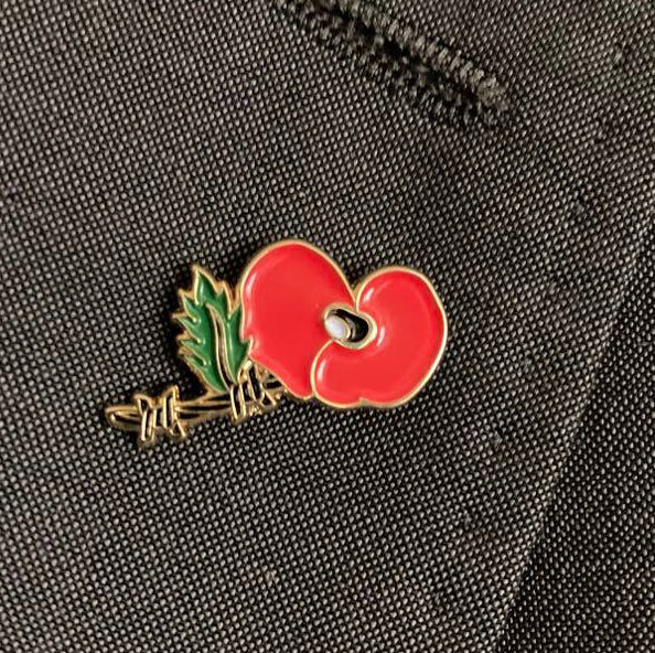 Poppy Pin Badge Remembrance
