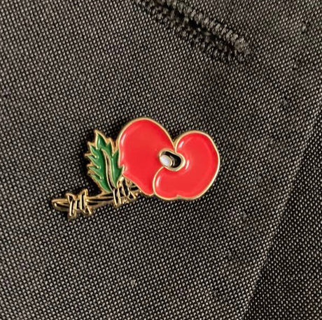 Poppy Pin Badge Remembrance