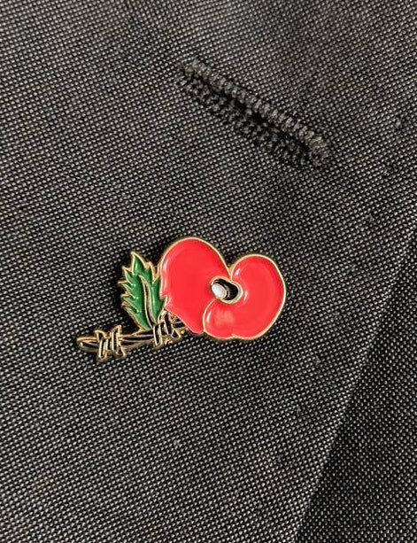 Poppy Pin Badge Remembrance