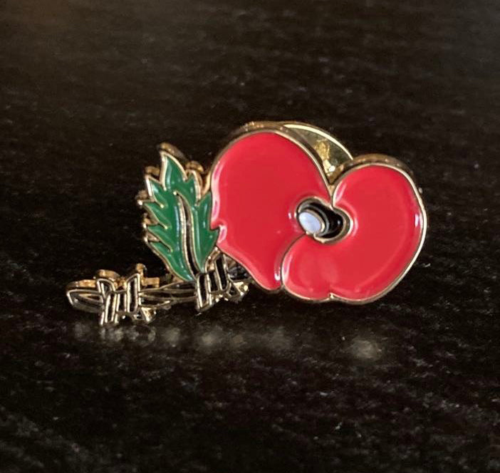 Poppy Pin Badge Remembrance