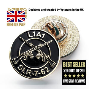 SLR 7.62 Pin Badge