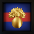 Grenadier Guards Grenade 3D Cap Badge Display Frame