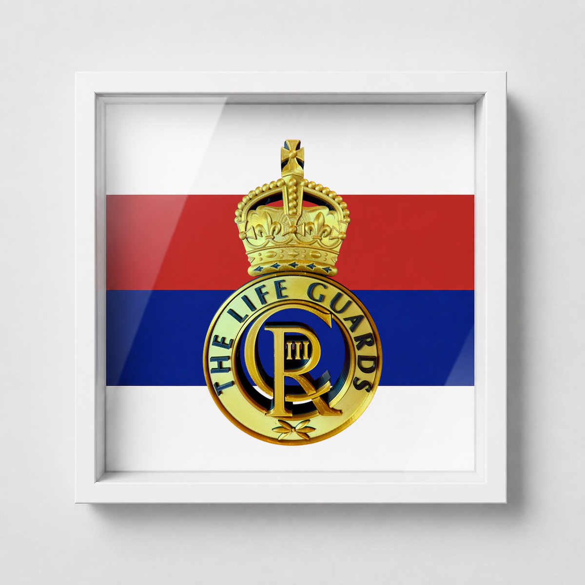 Life Guards Cap Badge Display Frame 