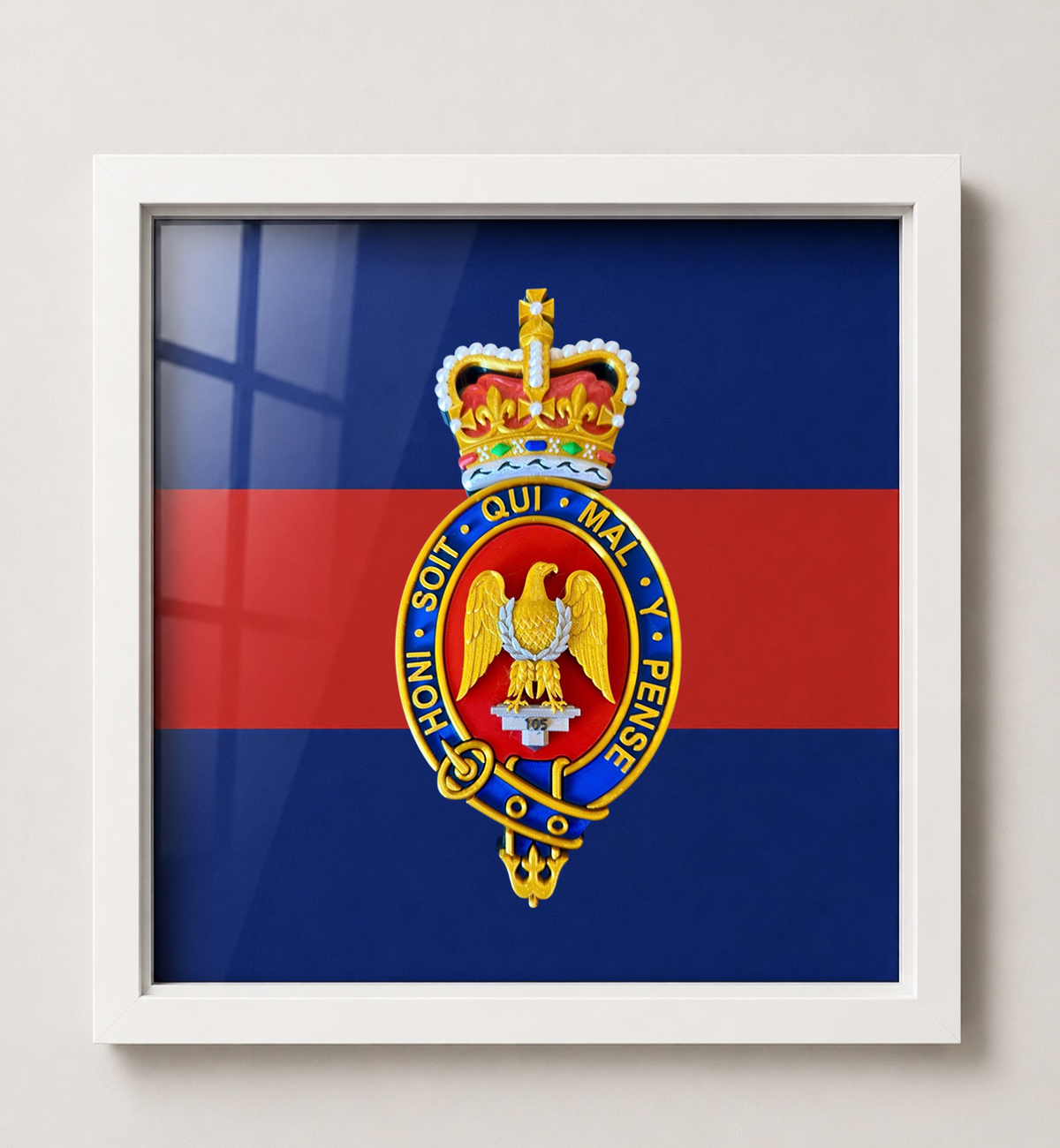Blues and Royals Cypher Display Frame – Queen's Crown | Officially Licensed