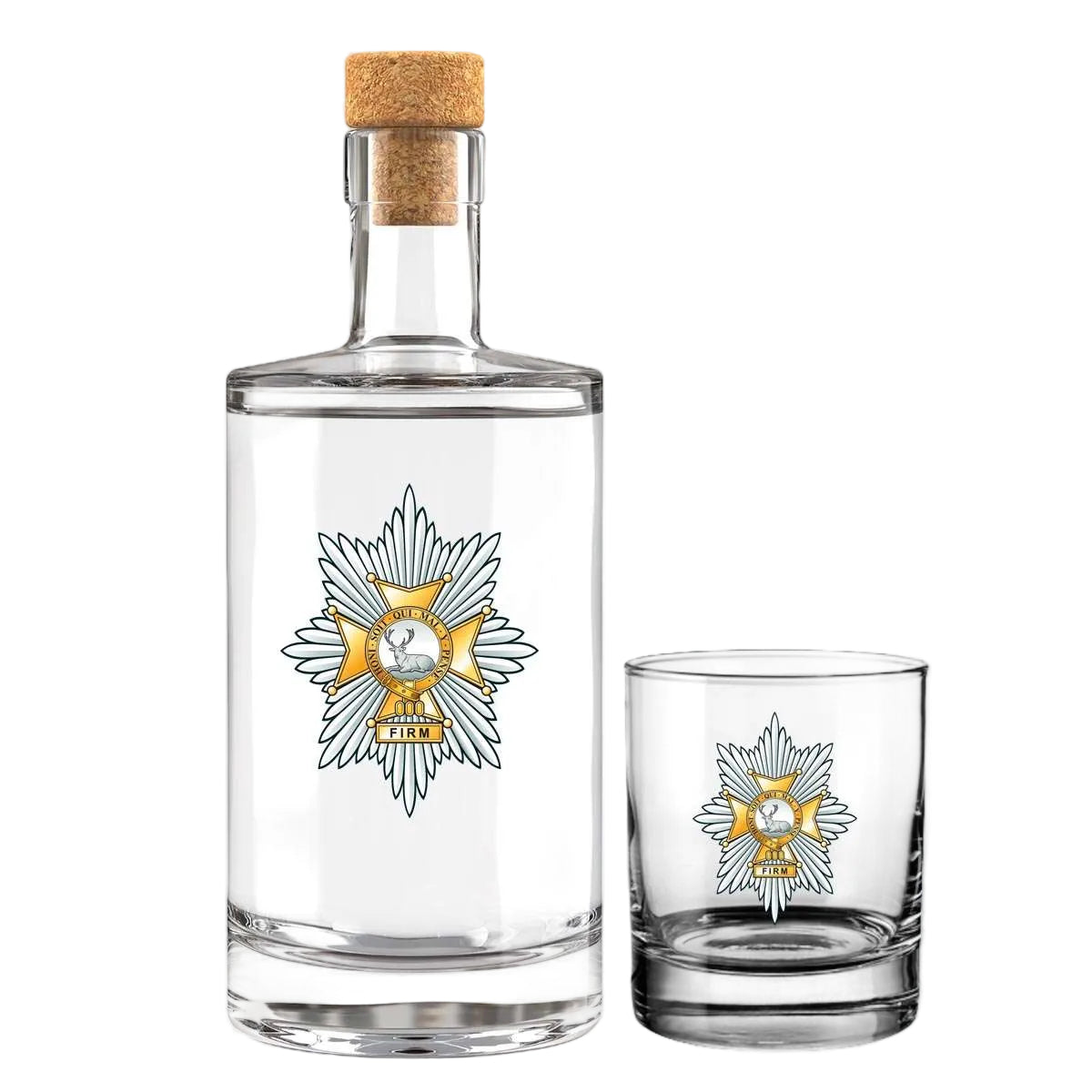 Worcestershire and Sherwood Foresters Regiment - Fill Your Own Spirit Bottle