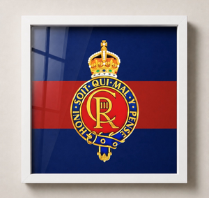 Household Cavalry King's Crown Cap Badge Display Frame | Officially Licensed