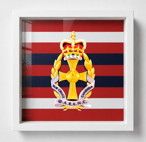 QARANC Queen's Crown Cap Badge Display Frame