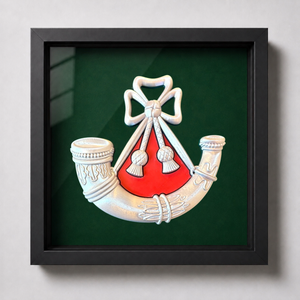 Light Infantry Cap Badge Display Frame
