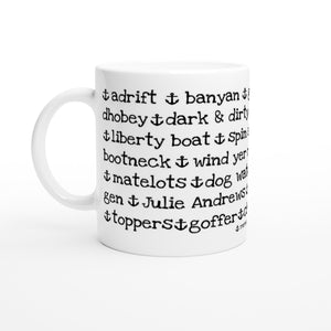 Royal Navy and Royal Marines Charity Jackspeak Mug