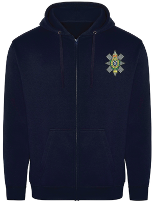 Black Watch Zipped Hoodie