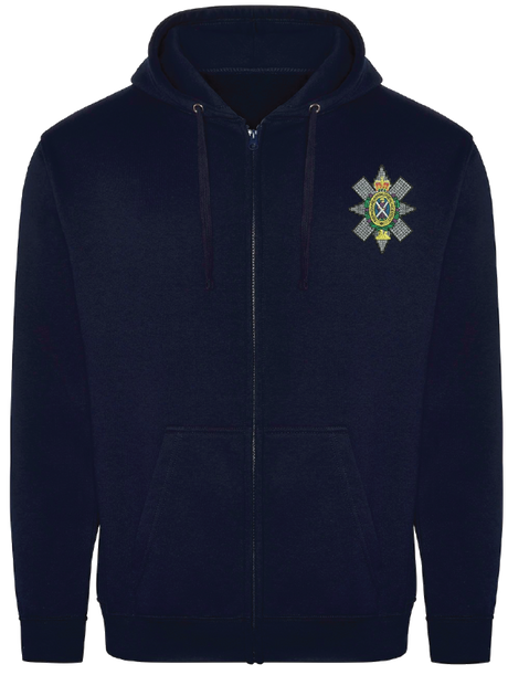 Black Watch Zipped Hoodie