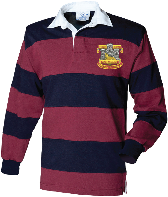 Devon and Dorset Regiment Panelled Rugby Shirt