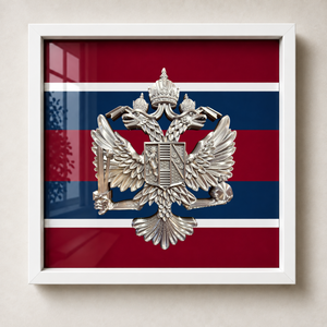 1st The Queen's Dragoon Guards Framed Cap Badge Display | Officially Licensed
