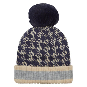 Waterproof Bobble Hat with Knitted Mitten For Men and Women