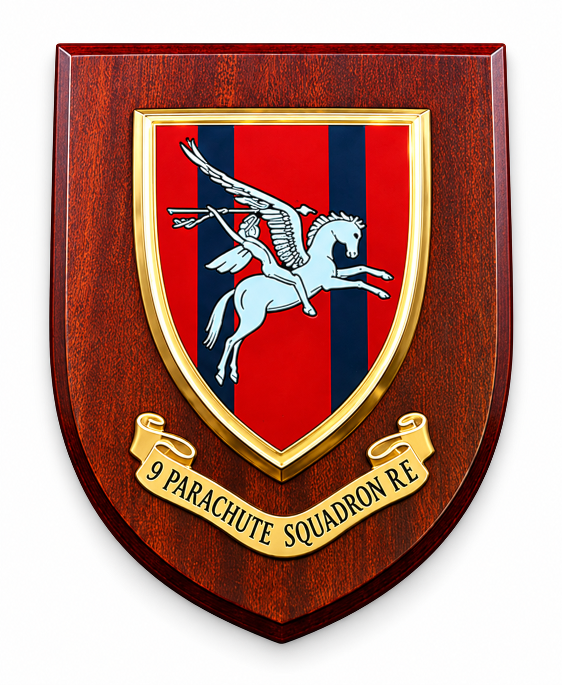 9 Parachute Sqn RE - Wall Shield Plaque 