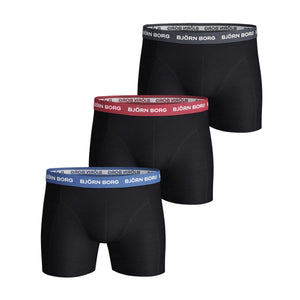 Björn Borg 3 Pack Mens Soft Breathable Cotton Boxers Shorts (Designer)