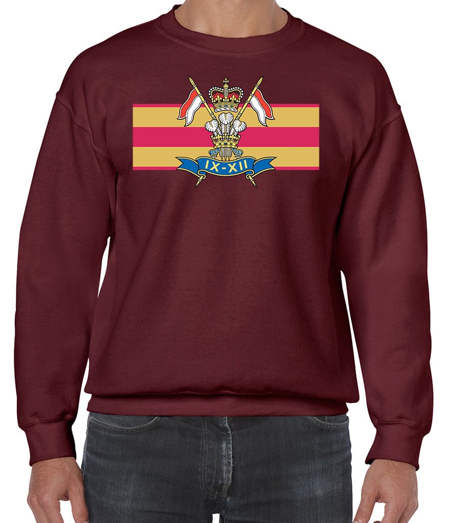 9th-12th Royal Lancers Front Printed Sweater