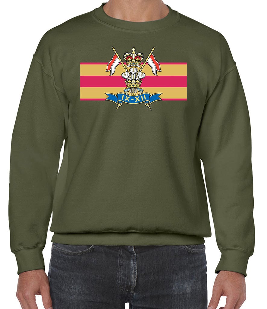 9th-12th Royal Lancers Front Printed Sweater