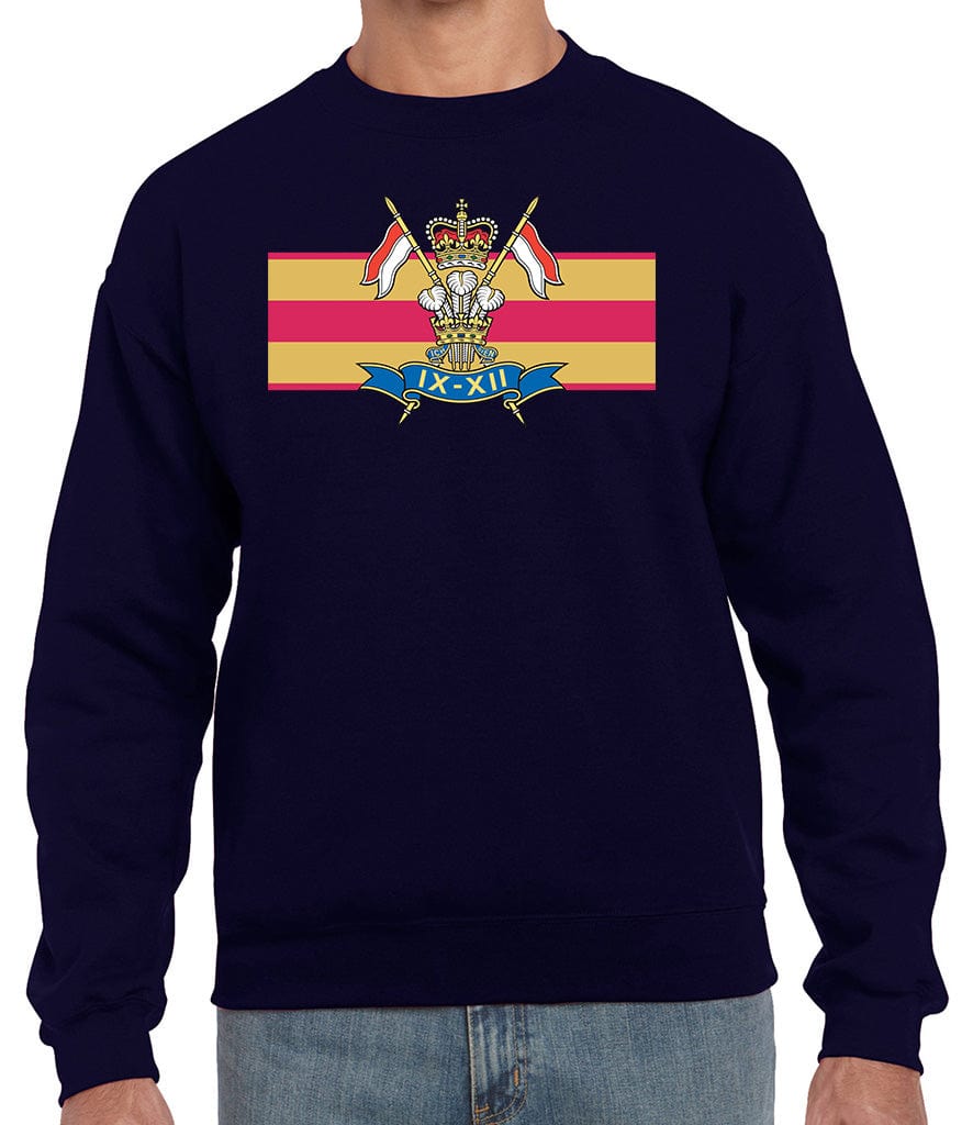 9th-12th Royal Lancers Front Printed Sweater