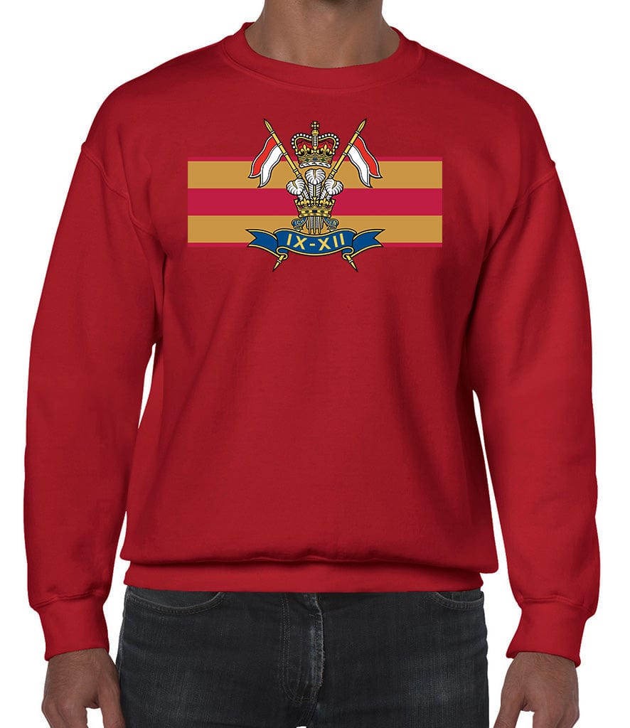 9th-12th Royal Lancers Front Printed Sweater