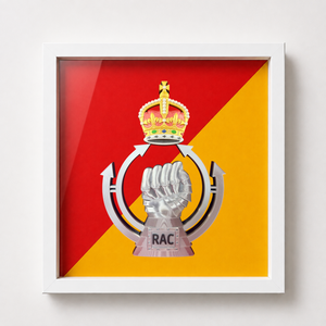 Royal Armoured Corps Cap Badge Display Frame | King's Crown | Officially Licensed