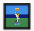 Royal Corps of Signals 3D Cap Badge Display Frame – Queen's Crown