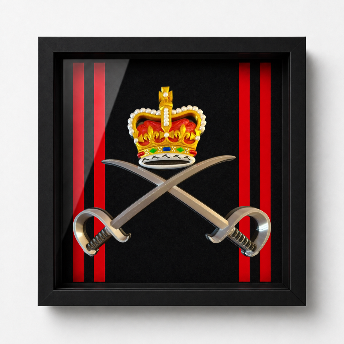 Royal Army Physical Training Corps (RAPTC) Cap Badge Display Frame 